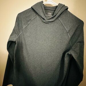 abercrombie kids charcoal gray hooded sweatshirt